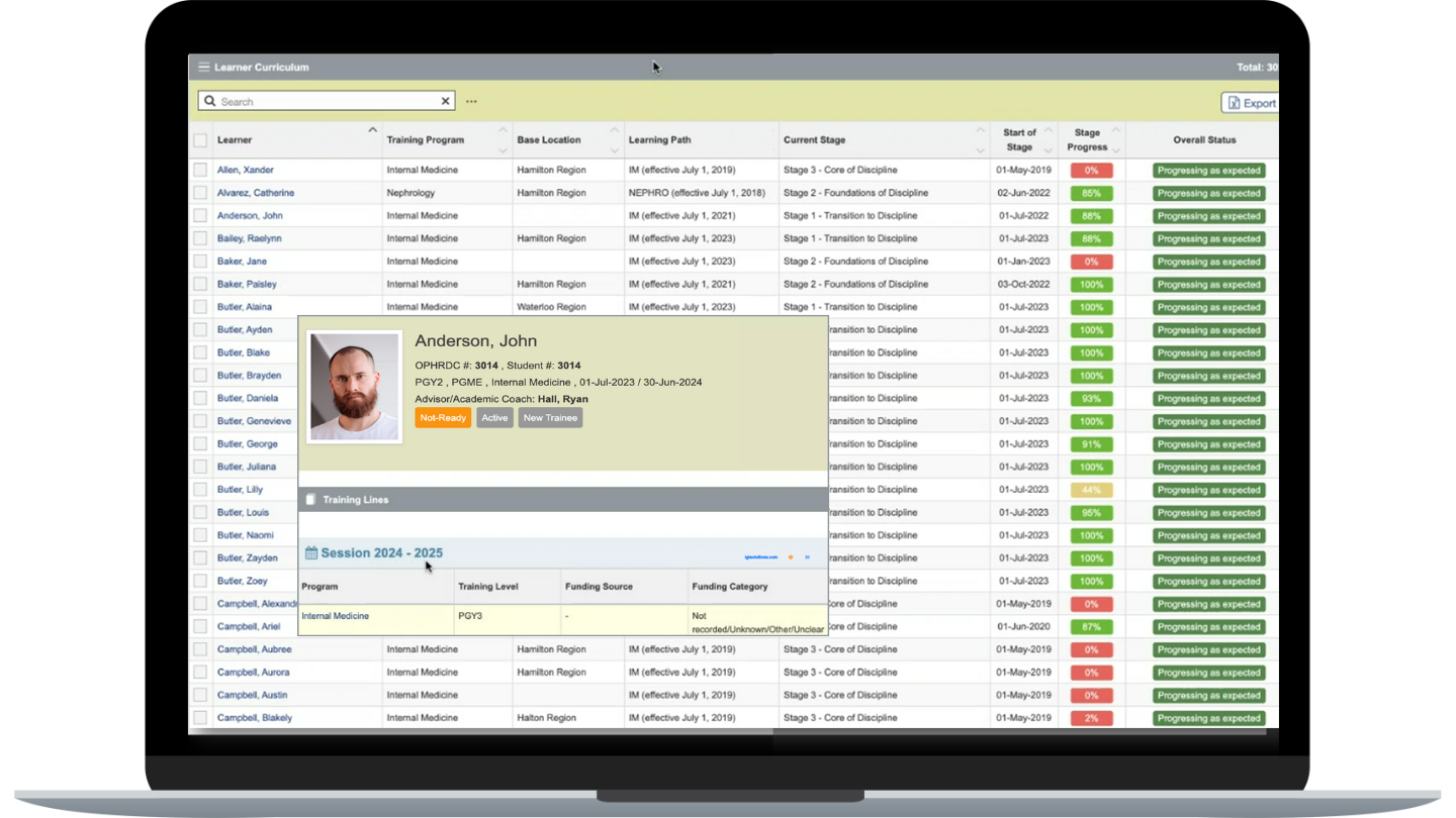 screenshot of LGI Education